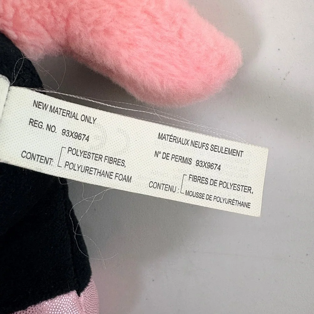 Tokidoki Unicorno DJ Sparkle Plush Stuffed Animal Toy Black Pink Unicorn